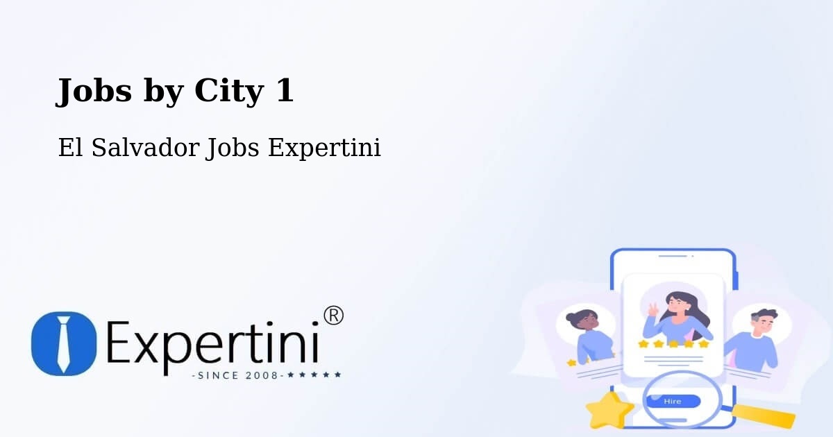 City Jobs in El Salvador - Expertini