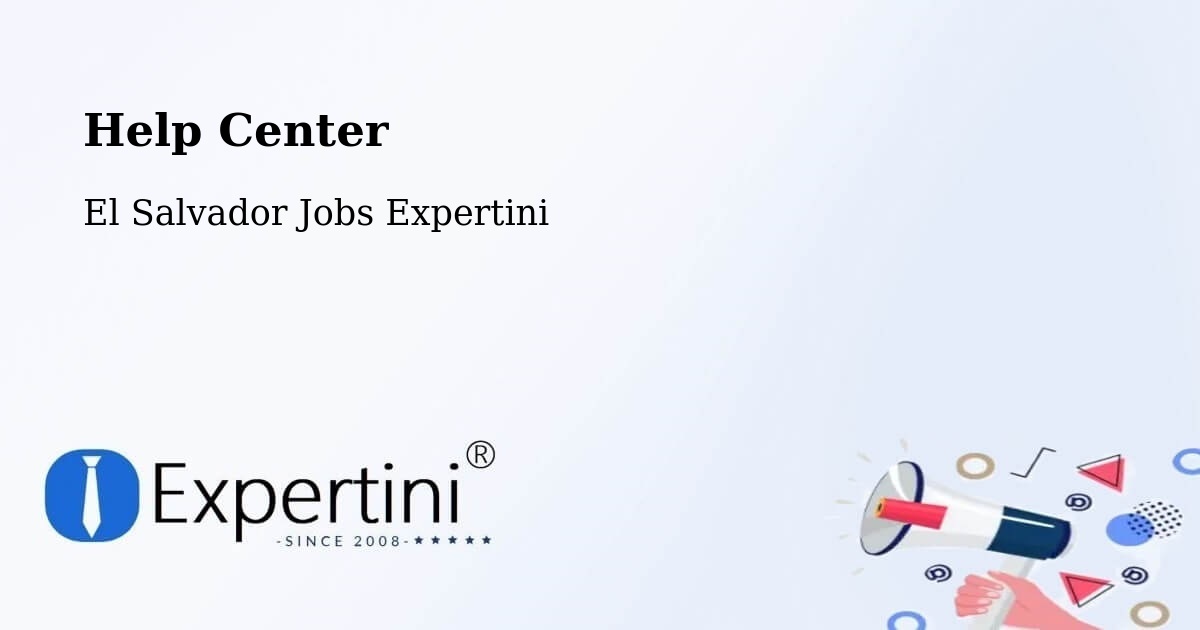 Help Center – Usulután - El Salvador Jobs Expertini